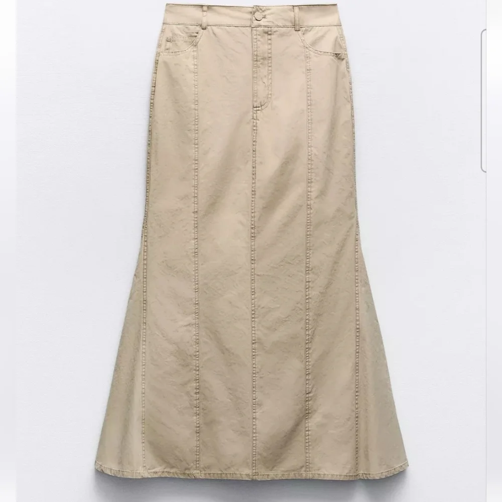 Zara Washed Effect Denim Women's Skirt - Picture 2 of 2